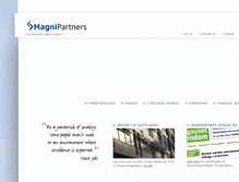 Tablet Screenshot of magnipartners.dk